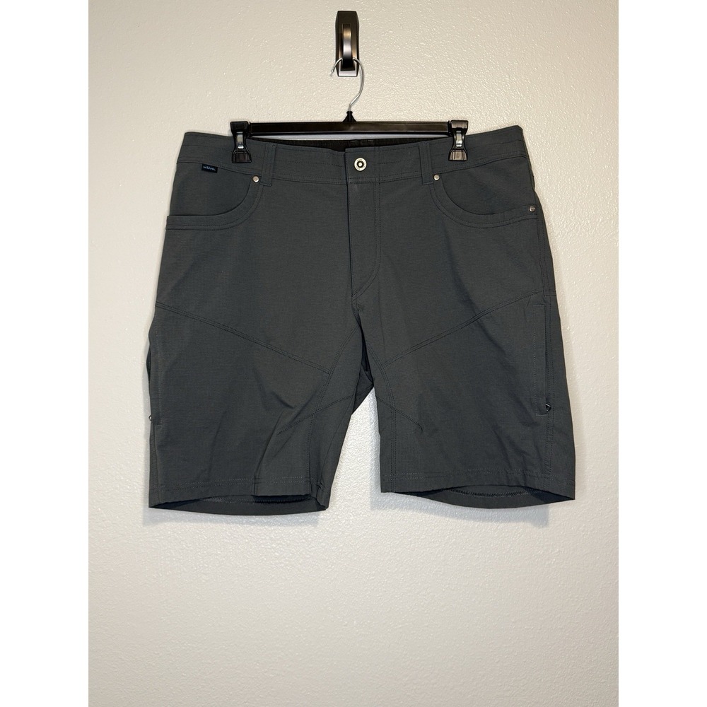 Kuhl Silencr Kargo Shorts Mens 40 Gray Cargo Ripstop 10" Stretch Outdoor